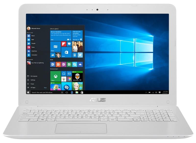 ASUS F556UB-DM061T i5-6200U(2.30GHz) 8GB 2TB 15.6" FHD matný GT940M/2GB DVDRW Win10 biela 2r