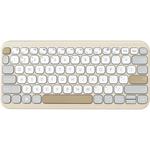 ASUS klávesnice KW100 Oat Milk - bezdrátová/bluetooth/CZ/SK/zelená 90XB0880-BKB0V0