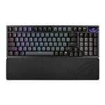 ASUS klávesnice ROG Azoth 96 HE, Mechanická, Bezdrátová, BT, RF 2.4GHz, CZ/SK, černá 90MP040H-BKZA00