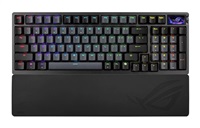 ASUS klávesnice ROG Azoth 96 HE, Mechanická, Bezdrátová, BT, RF 2.4GHz, US, černá 90MP040H-BKUA20