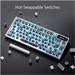 ASUS klávesnice ROG AZOTH Moonlight White, mechanická, Bluetooth, US, bílá 90MP031A-BKUA11