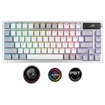 ASUS klávesnice ROG AZOTH Moonlight White, mechanická, Bluetooth, US, bílá 90MP031A-BKUA11