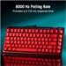 ASUS klávesnice ROG Falchion ACE 75 HE Lava Red, Mechanická, USB-C, US, červená 90MP047H-BKUA60