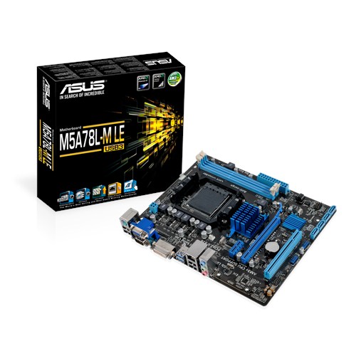 ASUS M5A78L-M LE/USB3, AM3+, AMD 760G, 2xDDR3, PCIe 2.0x16, SATAIII, GLAN, USB3.0, mATX CLA-APP-SG4410-FO-SG