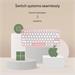 ASUS Marshmallow KW100 Copilot version - bezdrôtová klávesnica, Pink, CZ/SK 90XB0880-BKB570