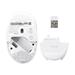 ASUS MOUSE Fragrance MD101 white - optická bezdrôtová myš, BT+2.4GHZ 90XB08U0-BMU000