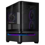 ASUS PRIME AP202 TG ARGB BLACK, 3x ARGB fan, mATX, USB-C, čierna 90DC00P0-B19000