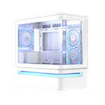 ASUS PRIME AP202 TG ARGB WHITE, 3x ARGB fan, mATX, USB-C, biela 90DC00P3-B19000