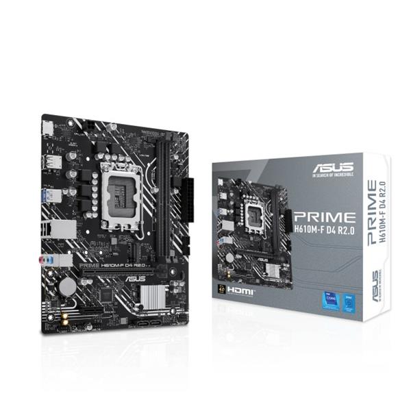 ASUS PRIME H610M-F D4 soc 1700 H610 DDR4 mATX M.2 HDMI 90MB1H70-M0EAY0