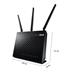 ASUS RT-AC68U, Gigabit Dualband Wireless LAN N Router 802.11ac 90IG00C0-BM3010