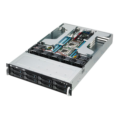 ASUS Server barebone ESC8000 G3,2x Xeon E5-26xxv3 8x hotswap HDD 8x Tesla GPU 2x 1G LAN 3U , rack 90SV01RA-M02CE0