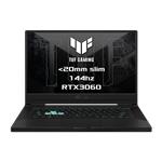 ASUS TUF Dash F15 FX516PM-HN024T Intel i7-11370H 15.6" FHD 144Hz matny RTX3060/6GB 16GB 1TB SSD WL BT W10 CS;sedy