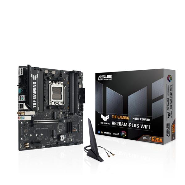 ASUS TUF GAMING A620AM-PLUS WIFI soc.AM5 A620A DDR5 mATX M.2 HDMI DP 90MB1MZ0-M0EAY0