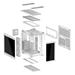 ASUS TUF GAMING GT502 HORIZON TG ARGB WHITE 4x ARGB LED fan, ATX, biela 90DC0093-B19010