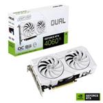 ASUS VGA NVIDIA GeForce RTX 4060 Ti DUAL OC EVO 8G WHITE, 8G GDDR6, 3xDP, 1xHDMI 90YV0J4B-M0NA00