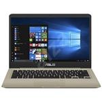 ASUS VivoBook S410UA-EB324T Intel i3-7100U 14.0" FHD matny UMA 4GB 256GB SSD WL Cam Win10 CS zlatý