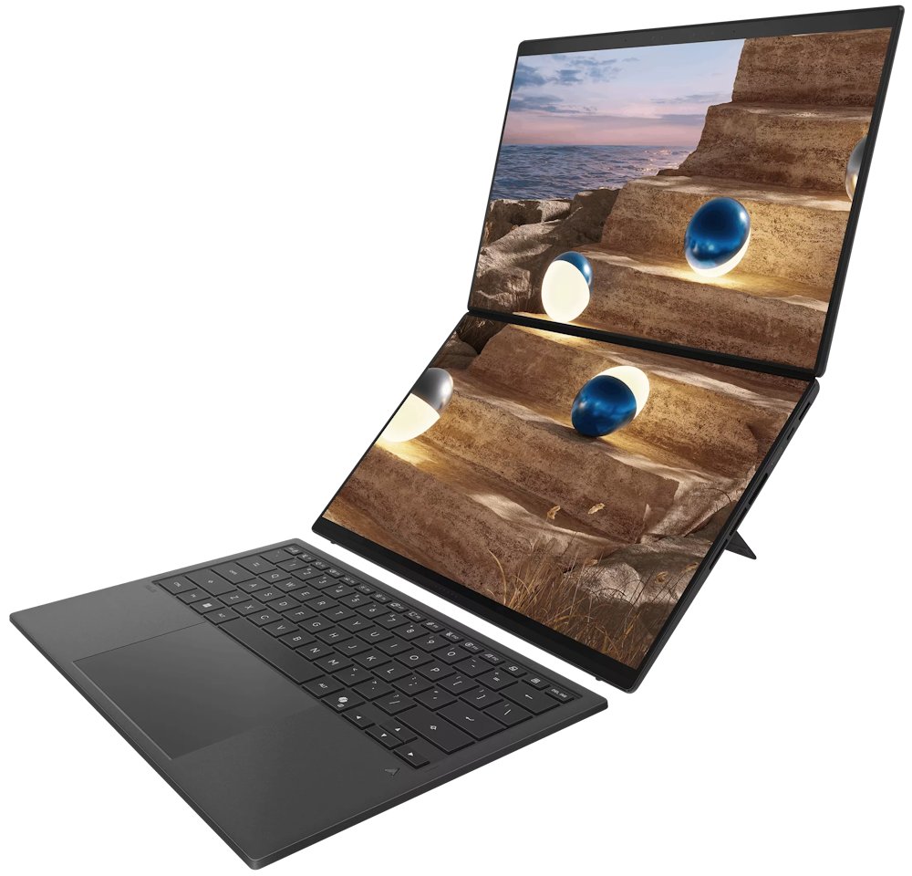 ASUS Zenbook Duo/ Ultra X9/ 32GB/ 2TB SSD/ Intel Arc/ 14"3K,OLED/ W11P/ šedý UX8407AA-OLED087X