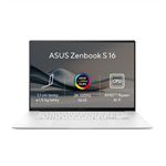 ASUS ZenBook S 16 OLED/AI9-HX370/32GB/1TB SSD/AMD UMA/16" OLED/Win11Pro/White Rozbaleny UM5606WA-OLED253X