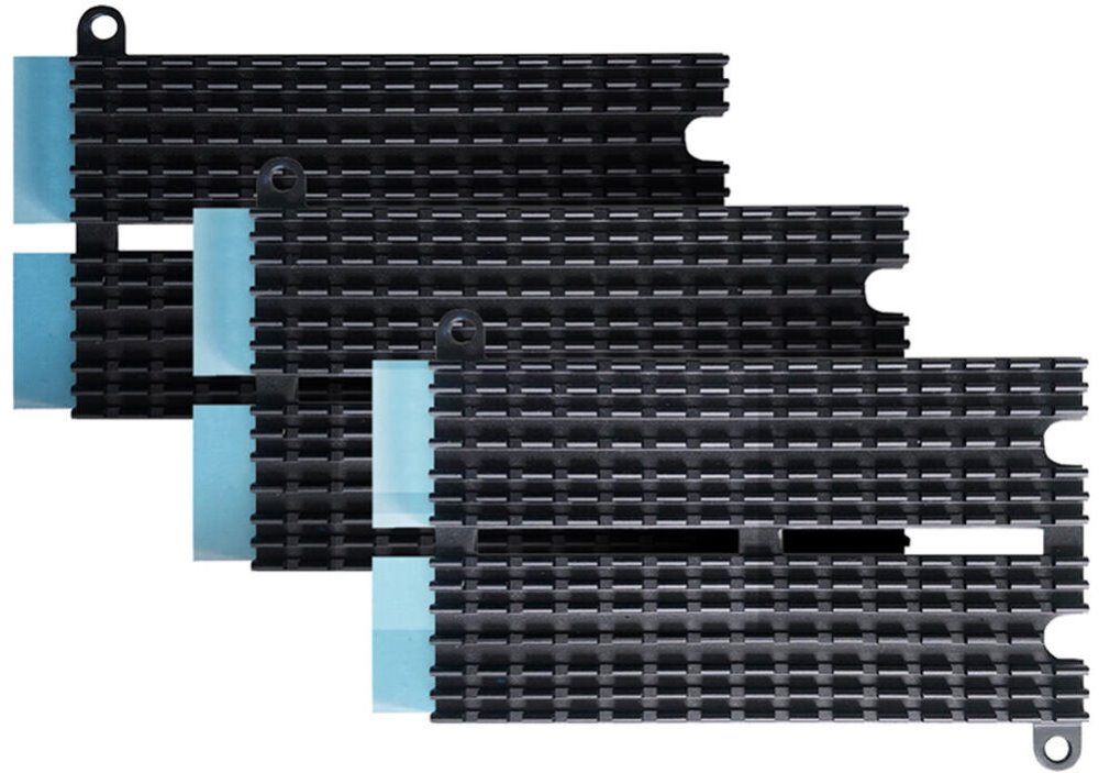 Asustor AS-HK1 Chladič pro FS67 / AS-T10G3 ( 3-pack for M.2 SSDs in one box. Covers two M.2 SSDs)