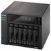 Asustor NAS AS6706T v2 / 6x 2,5"/3,5" SATA III/ Celeron N5105 2.0 GHz/ 8GB/ 2x 5GbE/ 4x M.2/ 2x USB 3.2/ HDMI
