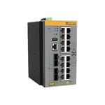 AT-IE340-20GP-80, L3 Industrial Ethernet Switch 16x 10/10