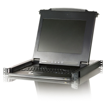 ATEN 17" LCD šuplík do racku, USB, PS/2, touch CL-1000MA