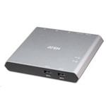 ATEN 2-Port USB-C Gen 1 Dock Switch with Power Pass-through US-3310