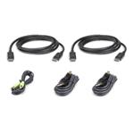 ATEN 3M USB DisplayPort Dual Display Secure KVM Cable Kit 2L-7D03UDPX5