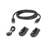 ATEN 3M USB DisplayPort Secure KVM Cable Kit 2L-7D03UDPX4