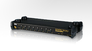 ATEN 8 port KVM USB/PS2, audio, OSD, rack 19" CS-1758
