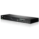 ATEN 8port KVM USB+PS/2, OSD, rack 19" CS-1708A
