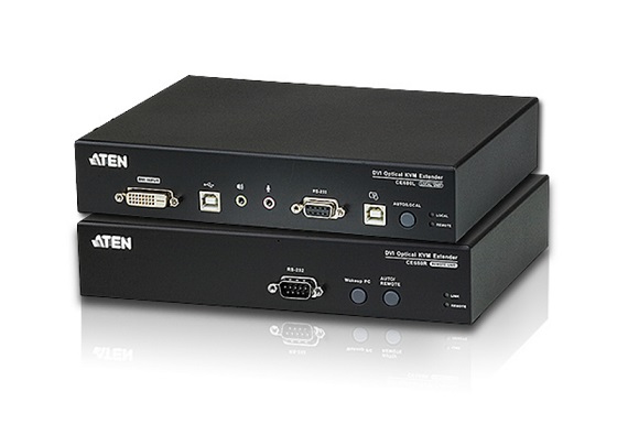 ATEN Extender PC-konzole DVI, po optickém kabelu CE-680