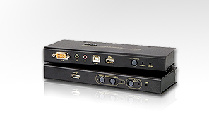 ATEN Extender PC konzole na 250m, USB, audio,flash CE-800B