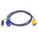 ATEN integrovaný kabel KVM USB 2L-5201U 1.2 M