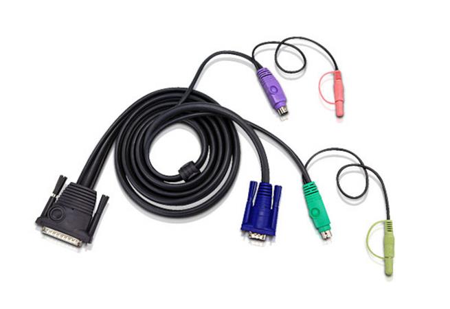 ATEN Kábel (25M/SVGA, PS/2, PS/2, Audio) - 5m 2L-1705P