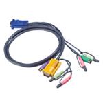 ATEN KVM Kábel (HD15-SVGA, PS/2, PS/2, Audio) - 5m 2L-5305P