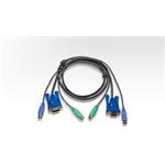 ATEN sdružený kabel pro KVM PS/2 1.2m SLIM pro CS142,CS124, 2L-5001P/C