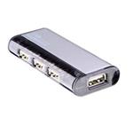 ATEN USB 2.0 hub, 4port, bez napájení, magnetický UH-284