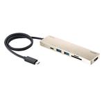 ATEN USB-C Multiport Mini Dock with Power Pass-Through UH3239-AT