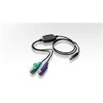 ATEN USB konvertor na 2xPS/2, kl.+myš, kabelový UC-10KM