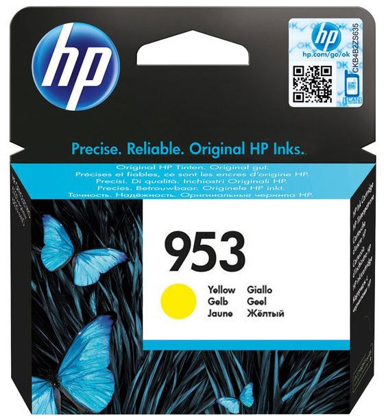 Atramentová náplň HP 953 - žltá F6U14AE#301