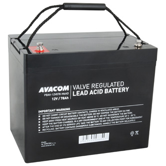 Avacom batéria DeepCycle, 12V, 75Ah, PBAV-12V078-M PBAV-12V078-M6AD