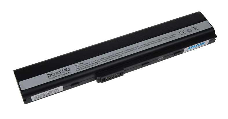 Avacom batéria pre Asus A42, A52, K52, X52, Li-Ion, 11.1V, 5200mAh, 58Wh, články Samsung, NOAS-K52S NOAS-K52S-S26
