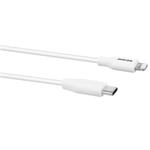 AVACOM MFIC-40W kabel USB-C - Lightning, MFi certifikace, 40cm, bílá DCUS-MFIC-40W