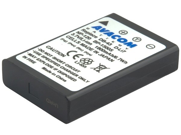 AVACOM Náhradní baterie Fujifilm NP-120 Li-Ion 3.7V 1800mAh 6.7Wh DIFU-NP12-387