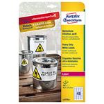 Avery Zweckform etikety 45.7mm x 21.2mm, A4, biele, 48 etikiet, veľmi odolné, balené po 8 ks, L4778 L4778-8