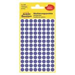 Avery Zweckform etikety 8mm, modré, 104 etikiet, značkovací, snímateľné, balené po 4 ks, 3591, pre