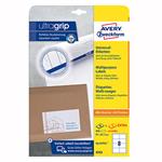 Avery Zweckform etikety 97 x 67,7 mm, A4, biele, 8 etikiet, QuickPEEL, balené po 30 ks, 4782