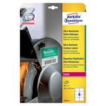 Avery Zweckform etikety 99.1mm x 67.7mm, A4, biele, 8 etikiet, veľmi odolné, balené po 10 ks, L7914 L7914-10
