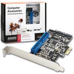 AXAGO PCIe řadič 2x int.SATAIII 6G + ATA133 RAID PCES-S1